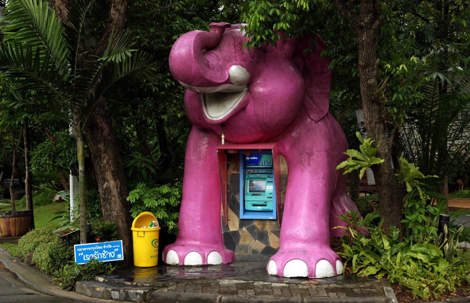 Animal ATMs − Bangkok, Thailand